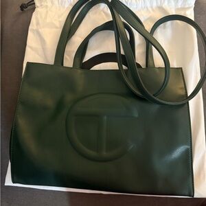 Telfar Dark Green Tote Bag